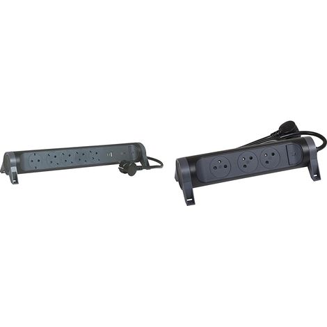 Multiprise rotative, 5 Prises, multiprise, connecteur USB-A et USB-C (1/5)