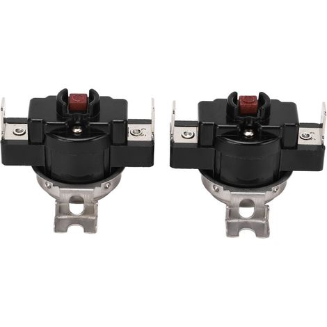 2 interrupteurs de commande thermique manuels haute puissance en forme de U 25 A 250 V pour thermostat 90 °C (1/5)