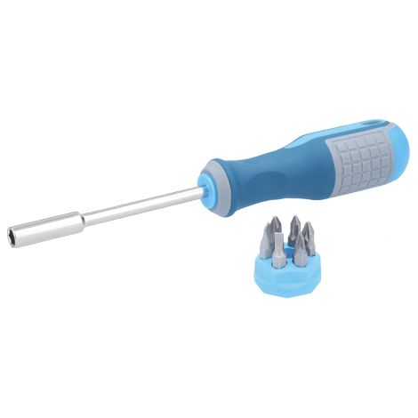Set de destornilladores Ferrestock fskdes014 portabits magnético mango ergonómico