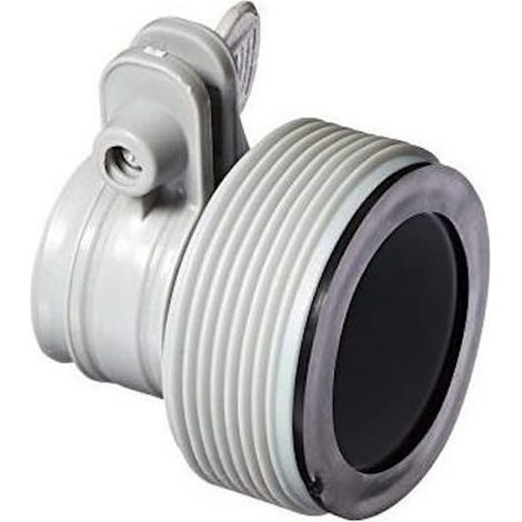 Compatible avec la pompe de filtration Intex 10722  l’interface de 1,25 pouce est remplacée par un adaptateur de tuyau de type B de 1,5 pouce.