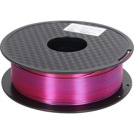 Filament PLA 1,75mm tricolore pour imprimante 3D, matériau d'impression consommable, bobine filament 3 couleurs, idéal pour projets DIY et création. (1/5)