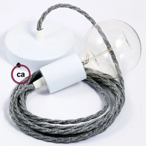 Pendelleuchte Creative-cables tn02 2m Textilkabel Kupfer (1/3)