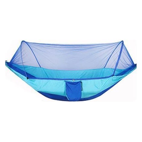 Double hammock 290x140cm - Built-in mosquito net - Lightweight and portable - 200kg capacity