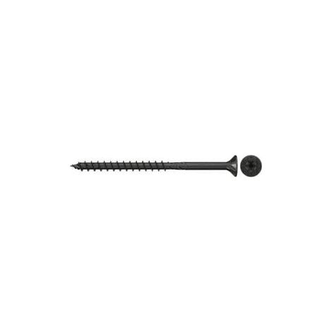 fischer Spanplattenschraube PowerFast FPF II CTP 4,0 x 60 BLC 35 Senkkopf Innenst. TX Teilgew. schwarz verz. - 578637 (1/3)