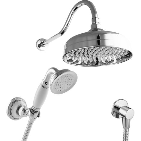 PaulGurkes Système de Douche Rétro Nostalgie avec Douchette sans Robinetterie