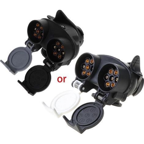 13-poliger auf 12N/12S 7-poliger Anhängerstecker-Adapter für Auto und Wohnmobil