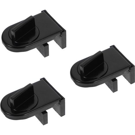 Cerradura para puerta corredera, cuña de seguridad ajustable para puertas y ventanas correderas, apta para cerraduras de puertas ventanas cristal (1/5)