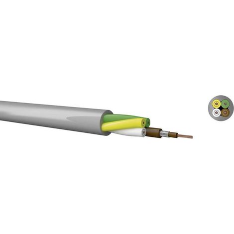 [NEUWERTIG] B-Ware Kabeltronik Steuerleitung Steuerkabel LiY 3 x 0.25 mm² Grau 140302500-100 100 m (1/2)