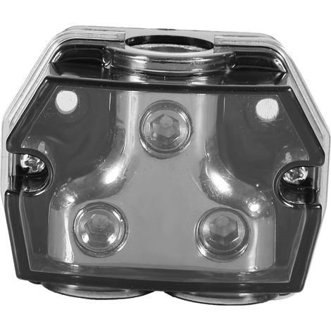 Bloc de distribution d'alimentation audio auto 1 entrée 0GA vers 2 sorties 0GA (1/5)