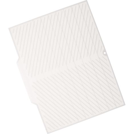 Tapis de cuisine beige résistant à la chaleur et antidérapant (1/4)