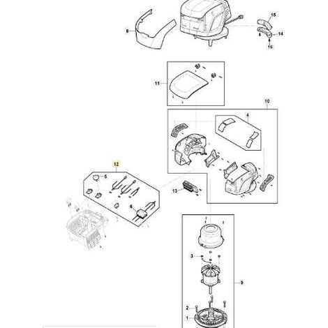 ALIMENTAZIONE PH 500 DUAL ORIGINALE STIGA - 118811366/0