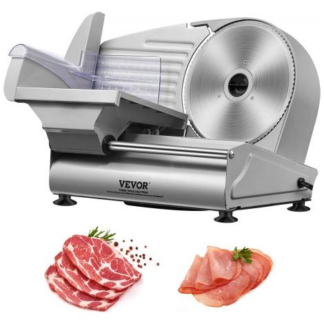 Affettatrice Carne, Affettatrice Elettrica da 180 W con Lama in (1/5)