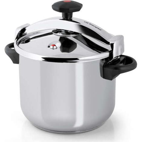 Orbegozo hpl 8070 klassischer Schnellkochtopf - Fassungsvermögen 8 Liter - dreifache Sicherheit - Regulierung ofinnendruck - Sandwichboden - seitliche Griffe - 18/10 Edelstahl -
