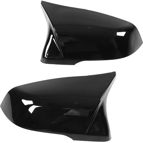 2 coques de rétroviseurs latéraux gauche et droite, noir brillant, en ABS, pour GR Supra A90 2018-2021 (1/5)