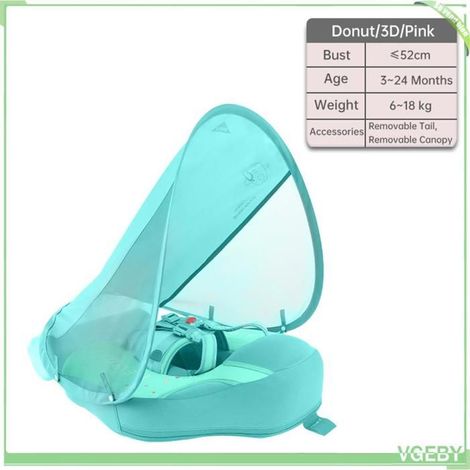 Flotteur de natation - FAFEICY - N579-1 - Conception sans gonflage - Angle de 40° - Bébé vert (1/5)