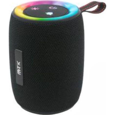 Altavoz Bluetooth 5.3 TF4204 / 8w / 1200 mAh / Luces Led / Tws / Fm / Microsd / Negro