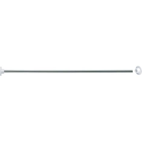 Porte rideaux droit extensible laiton chromé Ø 16 longueur 100 cm - PELLET