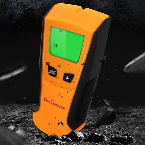 Detector de paredes - Detector de metales por haz - Inspecciona paredes - Tecnología de mapeo estructural - 168 x 9 x 47 cm - Gris (1/5)