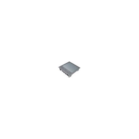 Hager – Boîte d'encastrement mural 12 modules gris fer – Dimensions extérieures 219x219mm – Encastrement 200x200mm – Polyamide pour installation discrète - VQ06057011 (1/4)