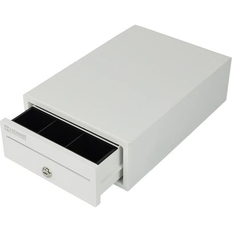 Piccolo cassetto portadenaro sottobanco, cassetto portadenaro, cassetta portadenaro economica HDWR HD-KER20W (1/5)