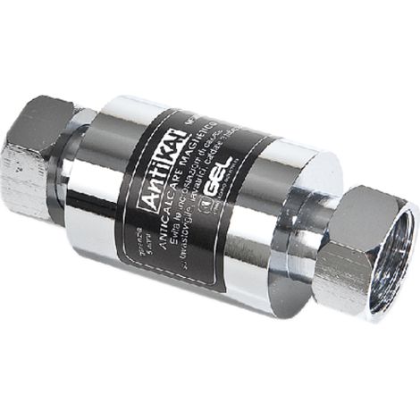 FILTRO ANTICALCARE MAGNETICO MODELLO ANTIKAL MEDIUM - ATT.FEMMINA 3/4- PORTATA PICCO 2500 LT/H. - 1950 GAUSS - GEL