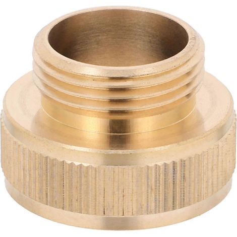 Adaptateur en laiton doré pour tuyau d'arrosage, raccord rapide pour la réparation du tuyau d'arrosage. (1/5)