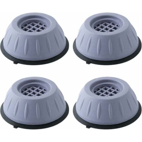 Stück Anti-Vibrations-Waschmaschinen-Pads, Anti-Vibrations-Matte, Waschmaschine, rutschfester Gummi-Stoß- und Geräuschunterdrückungsfuß, rutschfest für Waschmaschinen-Kühlschrank, 3 cm erhöht