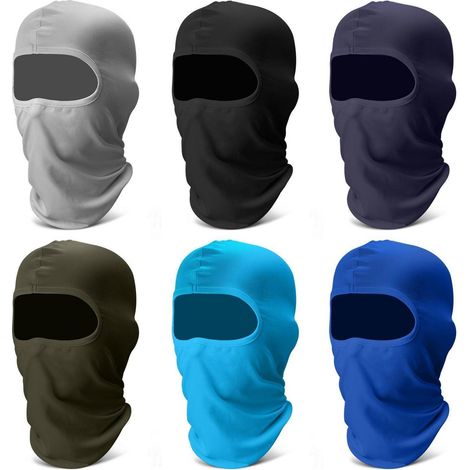 Lot de 6 cagoules respirantes protection UV pour sports extérieurs moto vélo (1/5)