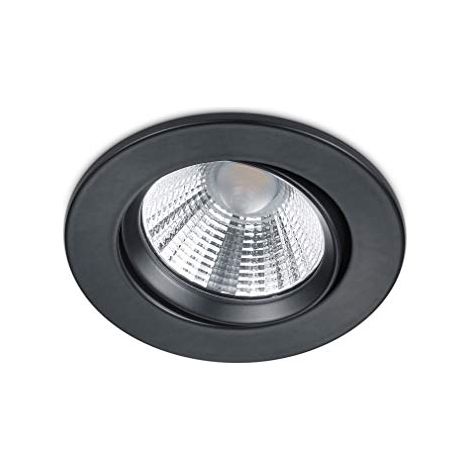 Plafoniera bagno Trio Pamir nera LED 5,5W 3000K IP23 (1/4)