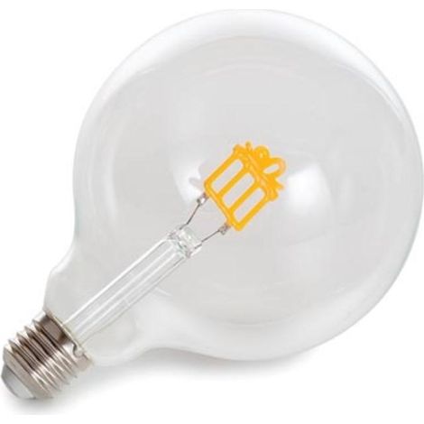 LED Deko Globe Leuchtmittel Geschenk Gold mit E27 Fassung (1/4)