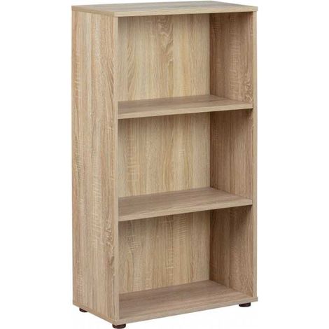 Libreria 3 livelli parini laminato finitura rovere dim. 60x30x110h - Inter Link (1/5)