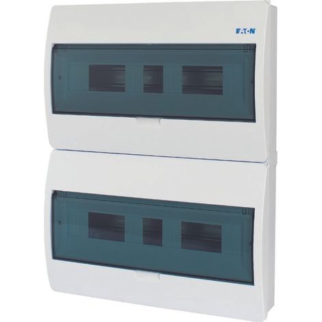 Cuadro de distribución de montaje en superficie, IP40, 36 módulos (2x18) BC-O-2/36-ECO