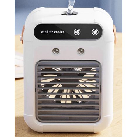 Ventilateur-climatiseur portable et compact pour le camping en voiture : facile à transporter, effet rafraîchissant rapide. (1/5)