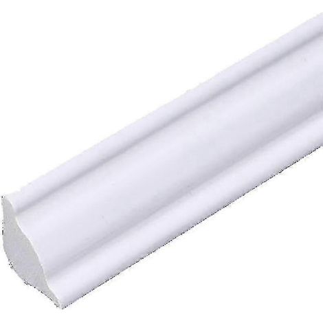 Bandes de calfeutrage et de finition flexibles et auto-adhésives pour sols, fenêtres, portes, plafonds et comptoirsxMBlanc (1/4)