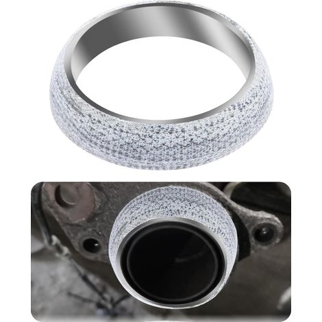 1 pièce Joint d'échappement universel pour voiture Joint d'échappement polyvalent Joint de bride en caoutchouc en graphite (65 mm) (1/5)