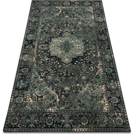 Tappeto di lana POLONIA Dukato Ornamento iron verde green 200x300 cm