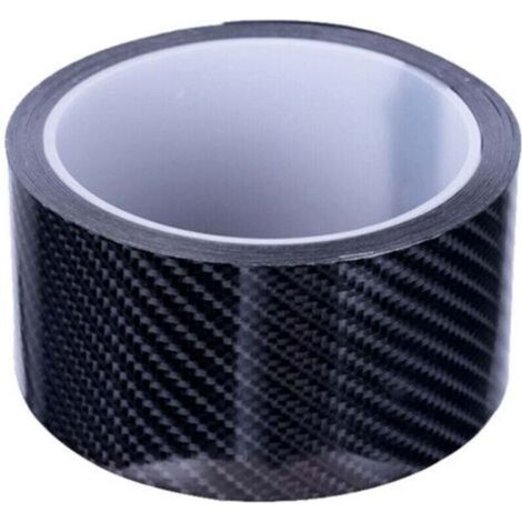 Autocollant Voiture Stickers Fibre de Carbone Film Adhésif Vinyle Auto à l'eau sans Bulle Imperméable Moto Véhicule Noir 5CM3M,Superma (1/4)