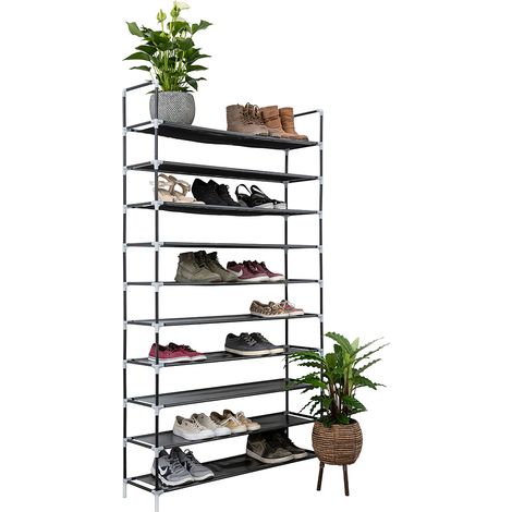 Zapatero para 50 pares - Negro - 10 niveles (1/5)
