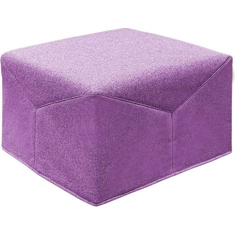 EVERGREENWEB - Pouf Letto Singolo con Materasso Waterfoam Alto 10 cm, Salvaspazio Pieghevole, Puff poggiapiedi, Ottomano, Tessuto Sfoderabile e Lavabile, per Camera Cameretta Soggiorno - Iris (1/4)