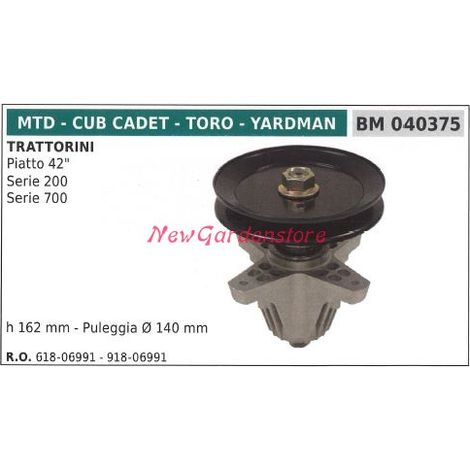 Mozzo portalama trattorino rasaerba tagliaerba piatto 42 pollici MTD 040375