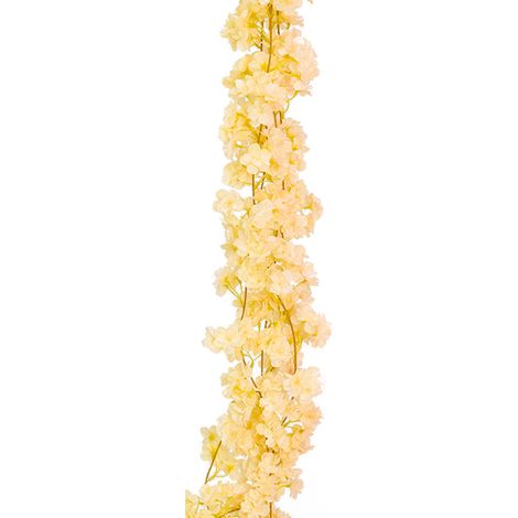 Guirlande Fleur De Cerisier - 3 Pièces - Tige Flexible Avec Fil Métallique - Décoration Printemps Mariage Chambre Fête - Artificielle Soie (1/5)