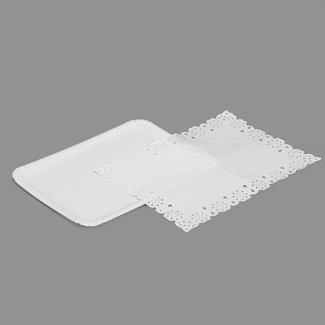 Borsa con 1 Vassoio Rettangolare con Panno 25x34cm (1/2)