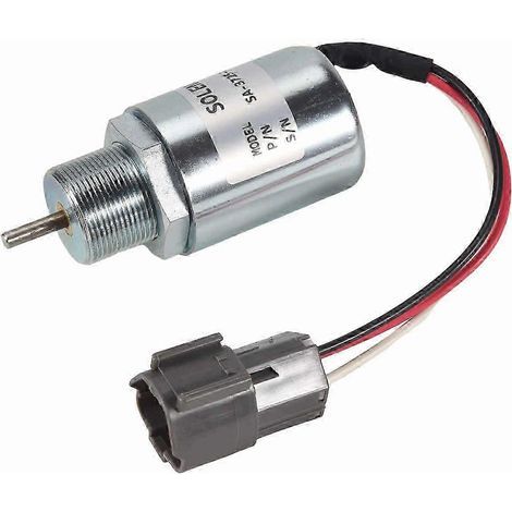 SA-3725-12 30A87-00040 Électrovanne d'arrêt de carburant pour moteur L2E L3E S3L S4L EC15 Toro 223D 12 V CC - Bon état (1/5)
