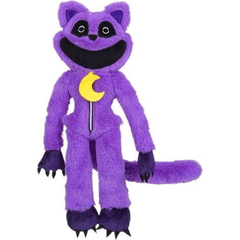 Katzenminze-Monster-Plüschtier, Katzenminze-Plüschpuppe, lächelndes Creeper-Plüschtier, Geschenk für Kinder, stehende Haltung
