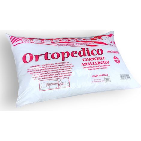GUANCIALE ORTOPEDICO ANTI CERVICALE IN POLIESTERE (1/4)