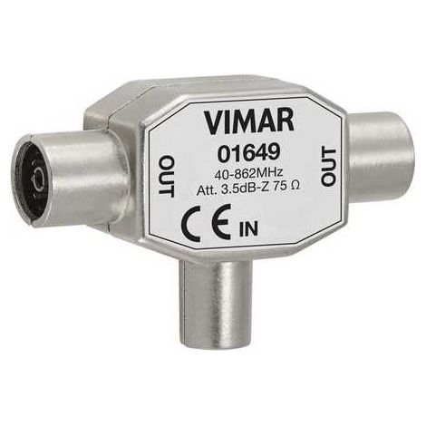 01649 Adaptador múltiple para TV 3,5 Db x d.9,5