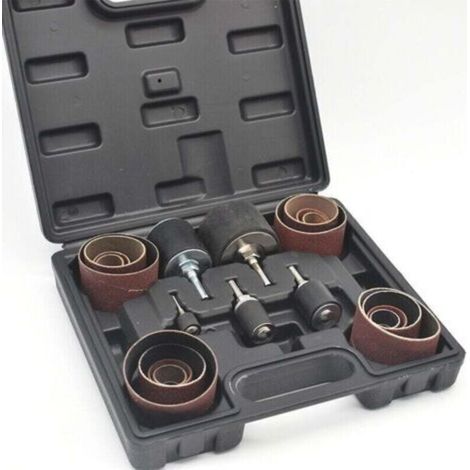 25pcs Manchons abrasifs Rouleaux Ponçage Manches , XU,papier de verre embouts abrasifs pour ponceuse abrasif - (1/4)