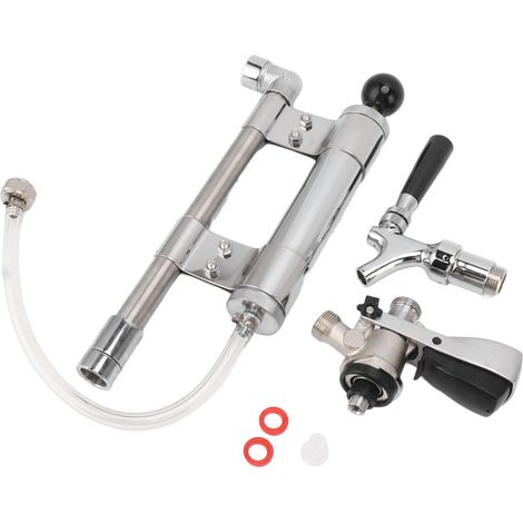 Pompe à bière pression pour fût de 20 cm (8 pouces) - Pompe manuelle pour fût de 20 cm (8 pouces) - Pompe de pique-nique avec robinet à bière - Pompe à bière pression pour brassage amateur (1/5)