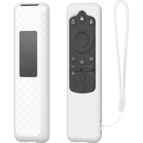 Coque Télécommande Silicone pour samsung BN59 Anti-Choc Coque(White) (1/5)