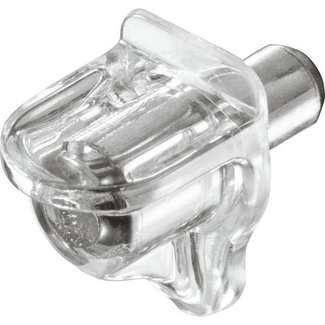 Taquet Safety transparent boîte de 100 - HAFELE - 282-12-405-BT100